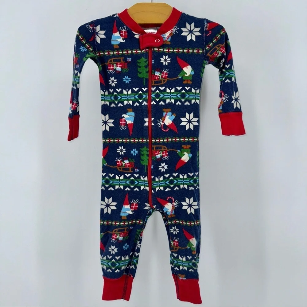 Hanna Andersson Christmas 100% Organic Zipper Sleeper